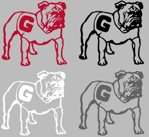 Georgia Bulldogs Retro Throwback Logo 2 Premium Vinyl Decal PICK COLOR & SIZE Georgia Bulldogs Retro Throwback Logo 2 Premium Vinyl Decal PICK COLOR & SIZE