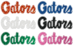 Florida Gators METALLIC SPARKLE Script Team Name Logo Premium Vinyl Decal PICK COLOR & SIZE Florida Gators METALLIC SPARKLE Script Team Name Logo Premium Vinyl Decal PICK COLOR & SIZE