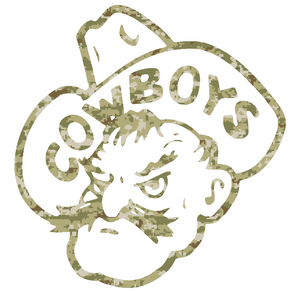 Wyoming Cowboys CAMO Camouflage Mascot Logo Premium Vinyl Decal PICK SIZE Wyoming Cowboys CAMO Camouflage Mascot Logo Premium Vinyl Decal PICK SIZE