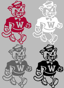 Washington State Cougars Retro Throwback Logo 1 Premium Vinyl Decal PICK COLOR & SIZE Washington State Cougars Retro Throwback Logo 1 Premium Vinyl Decal PICK COLOR & SIZE