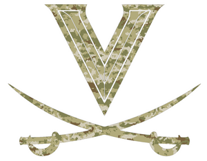 Virginia Cavaliers CAMO Camouflage Team Logo Premium Vinyl Decal PICK SIZE Virginia Cavaliers CAMO Camouflage Team Logo Premium Vinyl Decal PICK SIZE
