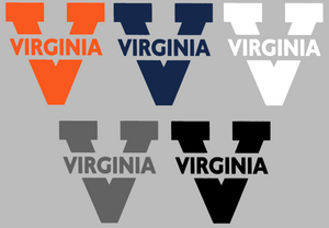 Virginia Cavaliers Retro Throwback Logo 2 Premium Vinyl Decal PICK COLOR & SIZE Virginia Cavaliers Retro Throwback Logo 2 Premium Vinyl Decal PICK COLOR & SIZE