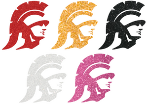 USC Trojans METALLIC SPARKLE Mascot Logo Premium Vinyl Decal PICK COLOR & SIZE USC Trojans METALLIC SPARKLE Mascot Logo Premium Vinyl Decal PICK COLOR & SIZE