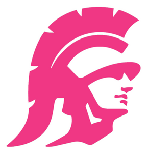 USC Trojans Hot Pink Mascot Logo Premium Vinyl Decal PICK SIZE USC Trojans Hot Pink Mascot Logo Premium Vinyl Decal PICK SIZE