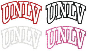 UNLV Rebels METALLIC SPARKLE Team Logo Premium Vinyl Decal PICK COLOR & SIZE
