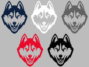 UConn Huskies Team Logo Premium Vinyl Decal PICK COLOR & SIZE UConn Huskies Team Logo Premium Vinyl Decal PICK COLOR & SIZE