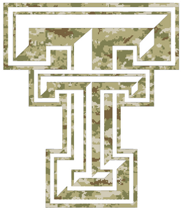 Texas Tech Red Raiders CAMO Camouflage Team Logo Premium Vinyl Decal PICK SIZE Texas Tech Red Raiders CAMO Camouflage Team Logo Premium Vinyl Decal PICK SIZE