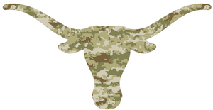 Texas Longhorns CAMO Camouflage Team Logo Premium Vinyl Decal PICK SIZE Texas Longhorns CAMO Camouflage Team Logo Premium Vinyl Decal PICK SIZE