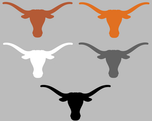 Texas Longhorns Team Logo Premium Vinyl Decal PICK COLOR & SIZE Texas Longhorns Team Logo Premium Vinyl Decal PICK COLOR & SIZE