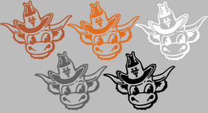 Texas Longhorns Bevo Mascot Logo Premium Vinyl Decal PICK COLOR & SIZE Texas Longhorns Bevo Mascot Logo Premium Vinyl Decal PICK COLOR & SIZE