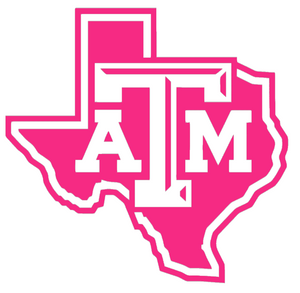 Texas A&M Aggies Hot Pink Alternate Logo Premium Vinyl Decal PICK SIZE Texas A&M Aggies Hot Pink Alternate Logo Premium Vinyl Decal PICK SIZE
