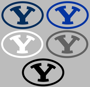 BYU Cougars Alternate Logo 1 Premium Vinyl Decal PICK COLOR & SIZE BYU Cougars Alternate Logo 1 Premium Vinyl Decal PICK COLOR & SIZE