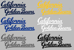 California Cal Golden Bears Team Name Logo Premium Vinyl Decal PICK COLOR & SIZE California Cal Golden Bears Team Name Logo Premium Vinyl Decal PICK COLOR & SIZE