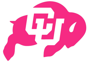 Colorado Buffaloes Hot Pink Alternate Logo Premium Vinyl Decal PICK SIZE Colorado Buffaloes Hot Pink Alternate Logo Premium Vinyl Decal PICK SIZE