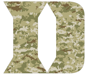 Duke Blue Devils CAMO Camouflage Team Logo Premium Vinyl Decal PICK SIZE Duke Blue Devils CAMO Camouflage Team Logo Premium Vinyl Decal PICK SIZE