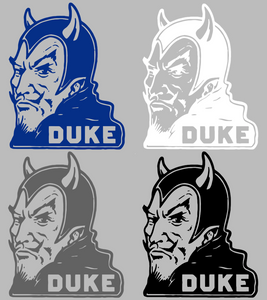 Duke Blue Devils Retro Throwback Logo 3 Premium Vinyl Decal PICK COLOR & SIZE Duke Blue Devils Retro Throwback Logo 3 Premium Vinyl Decal PICK COLOR & SIZE