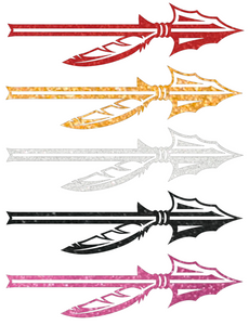 Florida State Seminoles METALLIC SPARKLE Spear Logo Premium Vinyl Decal PICK COLOR & SIZE Florida State Seminoles METALLIC SPARKLE Spear Logo Premium Vinyl Decal PICK COLOR & SIZE