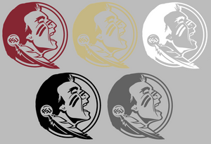 Florida State Seminoles Team Logo Premium Vinyl Decal PICK COLOR & SIZE Florida State Seminoles Team Logo Premium Vinyl Decal PICK COLOR & SIZE