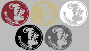 Florida State Seminoles Retro Throwback Logo Premium Vinyl Decal PICK COLOR & SIZE Florida State Seminoles Retro Throwback Logo Premium Vinyl Decal PICK COLOR & SIZE