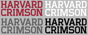 Harvard Crimson Team Name Logo Premium Vinyl Decal PICK COLOR & SIZE