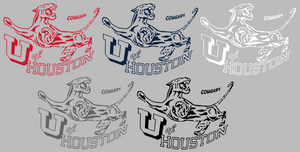 Houston Cougars Retro Throwback Logo 3 Premium Vinyl Decal PICK COLOR & SIZE Houston Cougars Retro Throwback Logo 3 Premium Vinyl Decal PICK COLOR & SIZE