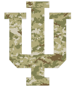 Indiana Hoosiers CAMO Camouflage Team Logo Premium Vinyl Decal PICK SIZE Indiana Hoosiers CAMO Camouflage Team Logo Premium Vinyl Decal PICK SIZE