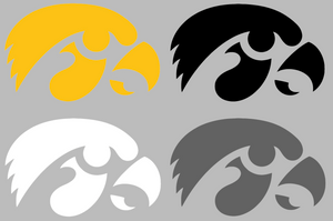 Iowa Hawkeyes Team Logo Premium Vinyl Decal PICK COLOR & SIZE Iowa Hawkeyes Team Logo Premium Vinyl Decal PICK COLOR & SIZE