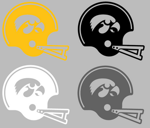Iowa Hawkeyes Football Helmet Logo Premium Vinyl Decal PICK COLOR & SIZE