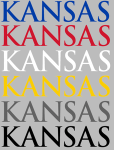 Kansas Jayhawks Team Name Logo Premium Vinyl Decal PICK COLOR & SIZE Kansas Jayhawks Team Name Logo Premium Vinyl Decal PICK COLOR & SIZE