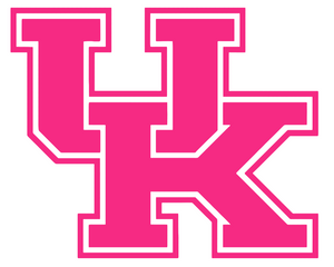 Kentucky Wildcats Hot Pink Team Logo Premium Vinyl Decal PICK SIZE Kentucky Wildcats Hot Pink Team Logo Premium Vinyl Decal PICK SIZE