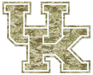 Kentucky Wildcats CAMO Camouflage Team Logo Premium Vinyl Decal PICK SIZE Kentucky Wildcats CAMO Camouflage Team Logo Premium Vinyl Decal PICK SIZE