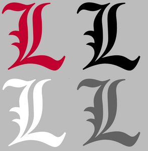 Louisville Cardinals L Logo Premium Vinyl Decal PICK COLOR & SIZE Louisville Cardinals L Logo Premium Vinyl Decal PICK COLOR & SIZE