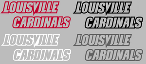 Louisville Cardinals Team Name Logo Premium Vinyl Decal PICK COLOR & SIZE Louisville Cardinals Team Name Logo Premium Vinyl Decal PICK COLOR & SIZE