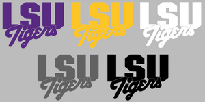LSU Tigers Retro Throwback Logo 3 Premium Vinyl Decal PICK COLOR & SIZE LSU Tigers Retro Throwback Logo 3 Premium Vinyl Decal PICK COLOR & SIZE
