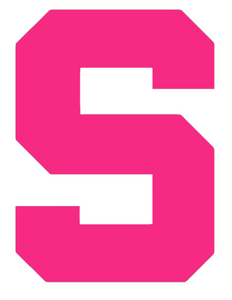 Michigan State Spartans Hot Pink Team Logo Premium Vinyl Decal PICK SIZE Michigan State Spartans Hot Pink Team Logo Premium Vinyl Decal PICK SIZE