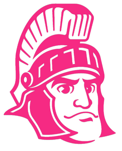 Michigan State Spartans Hot Pink Mascot Logo Premium Vinyl Decal PICK SIZE Michigan State Spartans Hot Pink Mascot Logo Premium Vinyl Decal PICK SIZE