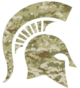 Michigan State Spartans CAMO Camouflage Alternate Logo Premium Vinyl Decal PICK SIZE Michigan State Spartans CAMO Camouflage Alternate Logo Premium Vinyl Decal PICK SIZE