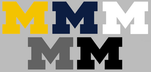 Michigan Wolverines Team Logo Premium Vinyl Decal PICK COLOR & SIZE Michigan Wolverines Team Logo Premium Vinyl Decal PICK COLOR & SIZE