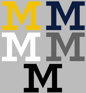 Michigan Wolverines Retro Throwback Logo 1 Premium Vinyl Decal PICK COLOR & SIZE Michigan Wolverines Retro Throwback Logo 1 Premium Vinyl Decal PICK COLOR & SIZE