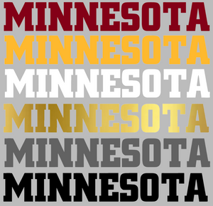 Minnesota Gophers Team Name Logo Premium Vinyl Decal PICK COLOR & SIZE Minnesota Gophers Team Name Logo Premium Vinyl Decal PICK COLOR & SIZE