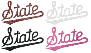 Mississippi State Bulldogs METALLIC SPARKLE Team Logo Premium Vinyl Decal PICK COLOR & SIZE Mississippi State Bulldogs METALLIC SPARKLE Team Logo Premium Vinyl Decal PICK COLOR & SIZE