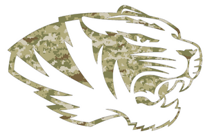 Missouri Tigers CAMO Camouflage Alternate Logo Premium Vinyl Decal PICK SIZE Missouri Tigers CAMO Camouflage Alternate Logo Premium Vinyl Decal PICK SIZE