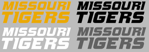 Missouri Tigers Team Name Logo Premium Vinyl Decal PICK COLOR & SIZE Missouri Tigers Team Name Logo Premium Vinyl Decal PICK COLOR & SIZE