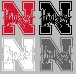 Nebraska Cornhuskers Retro Throwback Logo 2 Premium Vinyl Decal PICK COLOR & SIZE Nebraska Cornhuskers Retro Throwback Logo 2 Premium Vinyl Decal PICK COLOR & SIZE