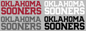 Oklahoma Sooners Team Name Logo Premium Vinyl Decal PICK COLOR & SIZE Oklahoma Sooners Team Name Logo Premium Vinyl Decal PICK COLOR & SIZE