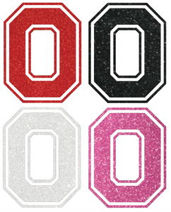 Ohio State Buckeyes METALLIC SPARKLE Block O Logo Premium Vinyl Decal PICK COLOR & SIZE Ohio State Buckeyes METALLIC SPARKLE Block O Logo Premium Vinyl Decal PICK COLOR & SIZE