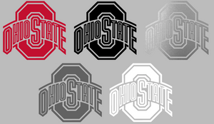 Ohio State Buckeyes Retro Throwback Logo 3 Premium Vinyl Decal PICK COLOR & SIZE
