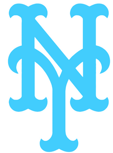 New York Mets Light Blue Fathers Day Team Logo Premium Vinyl Decal PICK SIZE New York Mets Light Blue Fathers Day Team Logo Premium Vinyl Decal PICK SIZE