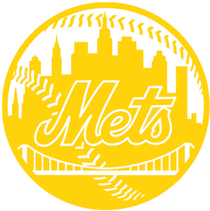 New York Mets Yellow Childhood Cancer Awareness Alternate Logo Premium Vinyl Decal PICK SIZE New York Mets Yellow Childhood Cancer Awareness Alternate Logo Premium Vinyl Decal PICK SIZE