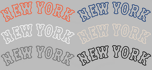 New York Mets Team Name Logo 2 Premium Vinyl Decal PICK COLOR & SIZE New York Mets Team Name Logo 2 Premium Vinyl Decal PICK COLOR & SIZE